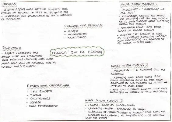 Power and Conflict Poetry Revision