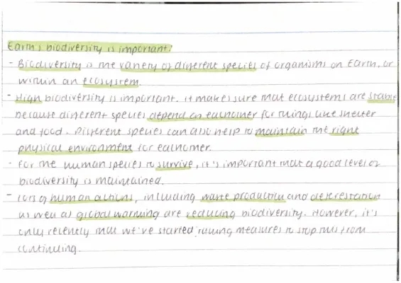 Biology Topic 7 Ecology Part 4: Biodiversity, Waste Management, Global Warming and Deforestation.