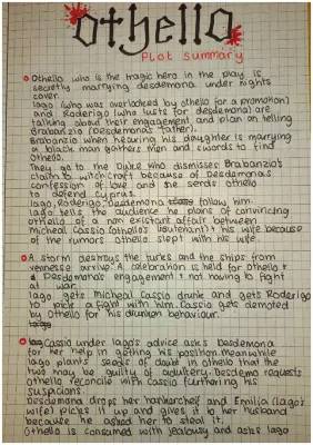 Othello Plot Summary and Iago&rsquo;s Tricks Explained for Kids - PDF 