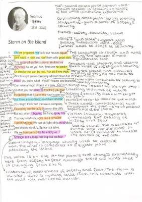 Storm on the Island Poem Analysis and Themes