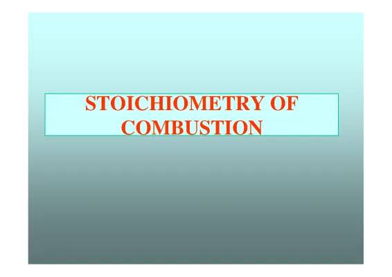 Let's Learn About How Things Burn: Stoichiometry of Hydrocarbon Combustion