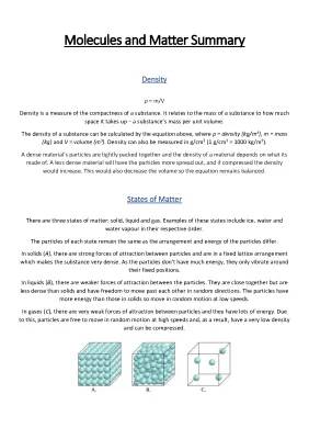 Exploring Density, States of Matter, and How Heat Changes Things