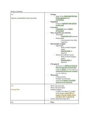 Carbon Cycle and Climate Change