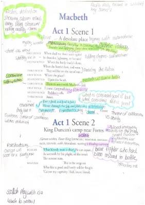 Macbeth Act 1: Scene Summary, Line by Line Analysis & Supernatural Themes