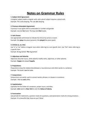 Master English Grammar Rules for Verb Tenses: Worksheet with Examples