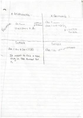 is a note sheet for arithmetic and geometric also has compound intresting and rate of change Rate of change (ROC) refers to how quickly something changes over time and Arithmetthat includes the operations of numbers.I used this as a way to help myse 