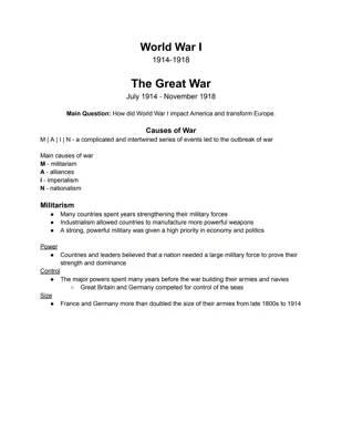 What Caused World Wars 1 and 2? Simple Answers for Kids