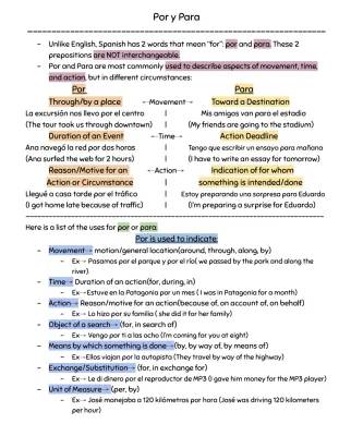 Por vs Para: Understanding the Difference