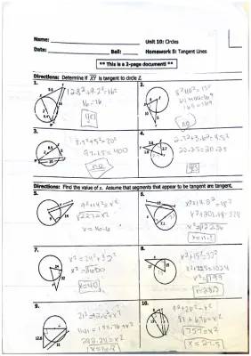 Fun with Circles: How to Check Tangents and Find Perimeters