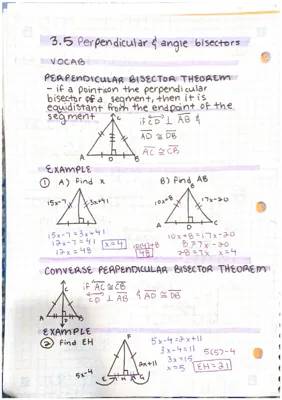 Fun with Lines: Perpendicular and Angle Bisectors