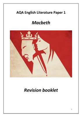 AQA English Literature Paper 1: Macbeth Revision Notes and Answers