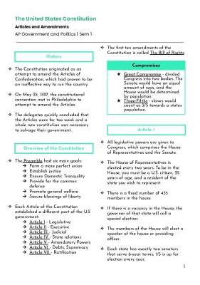 Explore the U.S. Constitution: Amendments and Important Clauses