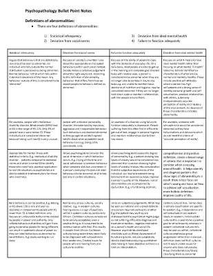 Understanding Abnormality: Statistical Infrequency and Deviation from Social Norms