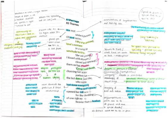 Detailed Notes and Analysis for 'A Marriage' Poem by R.S. Thomas