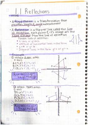 Fun with Reflection and Translation in Geometry: Worksheets & Examples for Kids