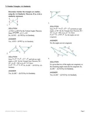 AA Similarity Made Easy: Fun Ways to Find Similar Triangles!