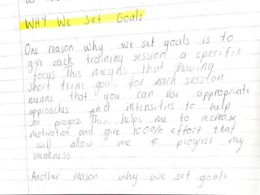 Why We Set Goals: Fun Training and Sports Examples for Kids