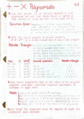 adding, subtracting, and multiplying polynomials