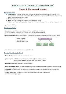 Understanding Finite Resources: The Basic Economic Problem and Production Possibility Curves