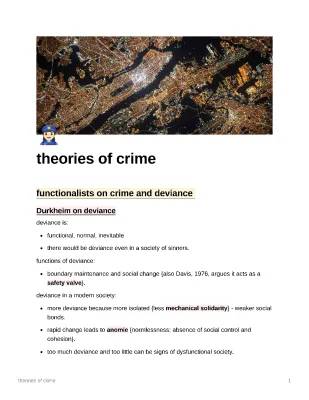 Fun Crime Theories for Kids - Functionalists, Strain, and Social Control