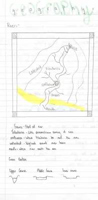 River Cross Sections for Kids: Upper, Middle, and Lower Course Diagrams