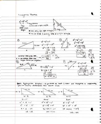 Fun with Pythagorean Theorem: Easy Notes & Real-Life Examples for Kids