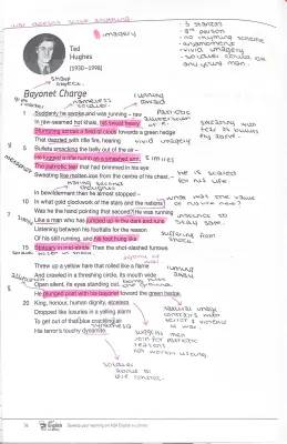 Bayonet Charge Analysis: Ted Hughes Poem - GCSE Level