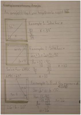 Learn How to Solve Complementary and Vertical Angles Problems