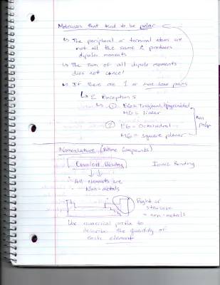 Understanding Polar Molecules, Dipole Moments, and Naming Compounds