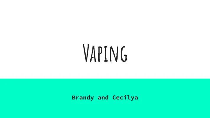 Vaping