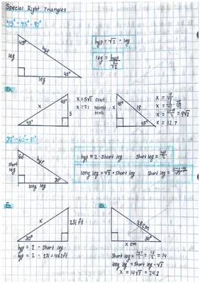 Special Right Triangles