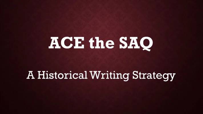 How to Ace the SAQ Strategy in AP World and APUSH