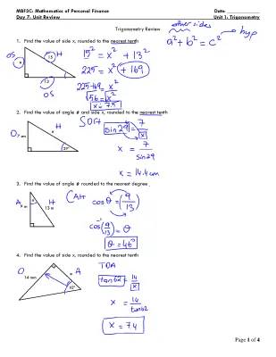 Trigonometry Review