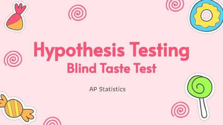 Fun Hypothesis Testing Project for High School: Gummy Bear Flavors Blind Taste Test