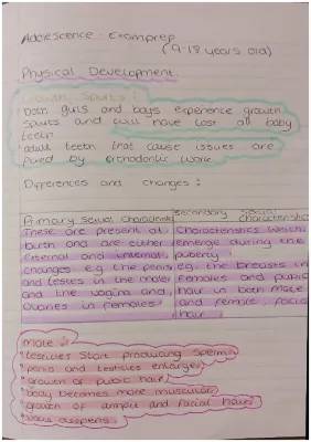 The Stages of Adolescent Development: 9-18 Years