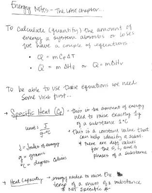 Understanding Heat and Energy Transfer: Specific Heat and Formulas