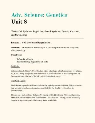 Fun Study Notes: 4 Stages of the Cell Cycle and How Cancer Sneaks In!