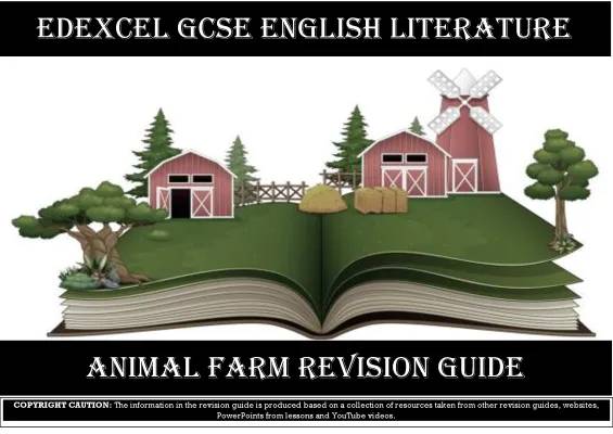 Animal Farm Revision Guide for Edexcel GCSE PDF Free | Past Papers, Notes & Model Answers