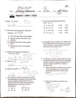 Easy Steps for Solving Algebra Equations