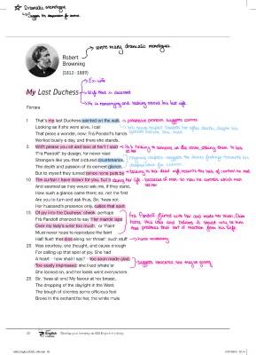 My Last Duchess Full Poem and In-Depth Annotations PDF