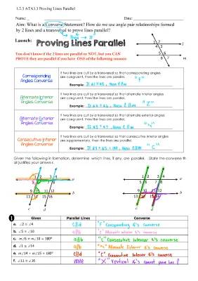 Fun with Lines: Proving Them Parallel Using Angles!