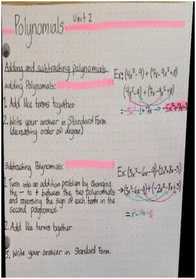 Easy Steps to Add, Subtract, and Multiply Polynomials for Kids