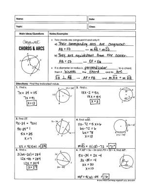 Geometry Fun: Solving Circle Chord and Arc Problems