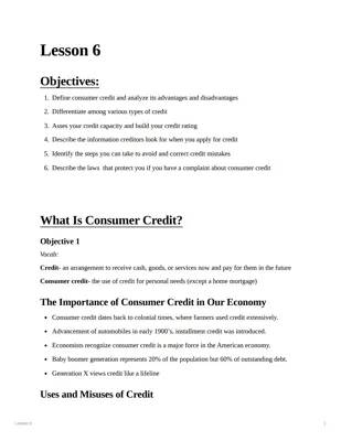 Understanding Consumer Credit: Pros, Cons, and Tips for Smart Use