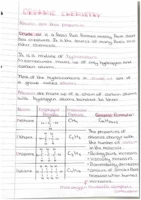 The Cool Stuff About Alkanes: Boiling Points, Melting Points, and Crude Oil