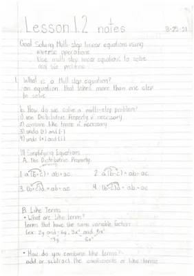 Fun with Multi Step Equations Worksheets: Examples and Answers