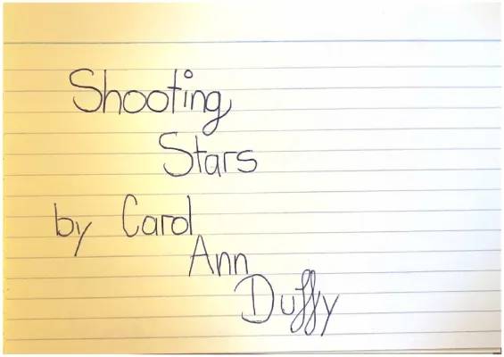 Shooting Stars and Other Poems by Carol Ann Duffy