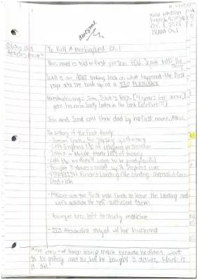 To Kill a Mockingbird Chapter 1-5 Notes & Summary