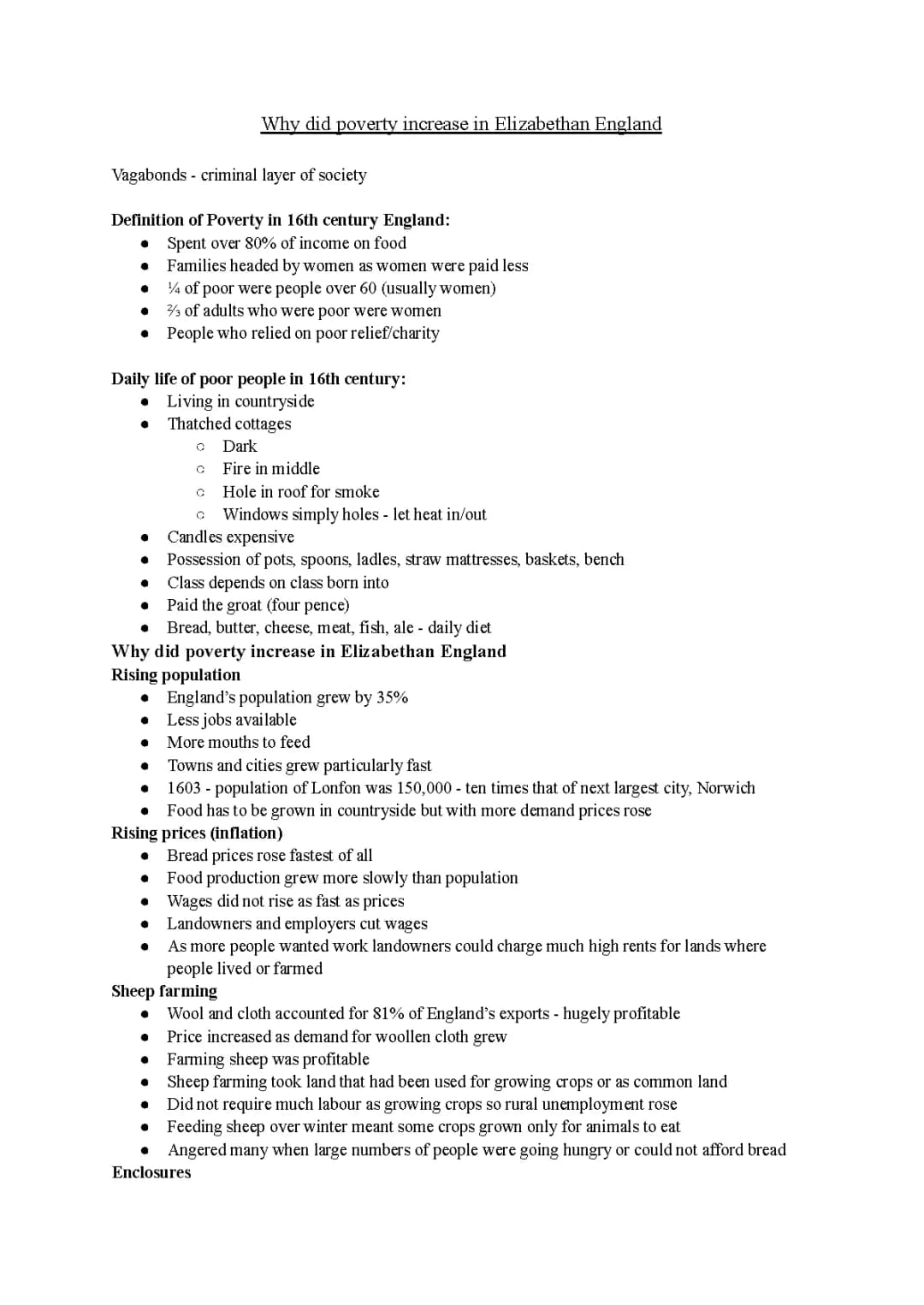 Poverty in Elizabethan England: Life, Laws, and Struggles - BBC Bitesize and GCSE Insights