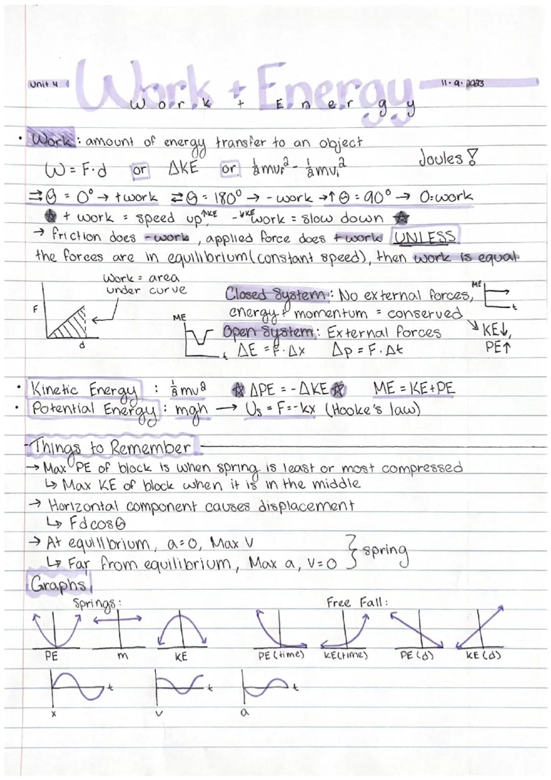 How Energy Works in Open and Closed Systems with Springs